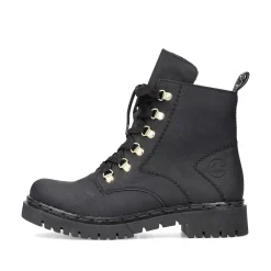 Rieker Women'S Biker Boots Jet Black