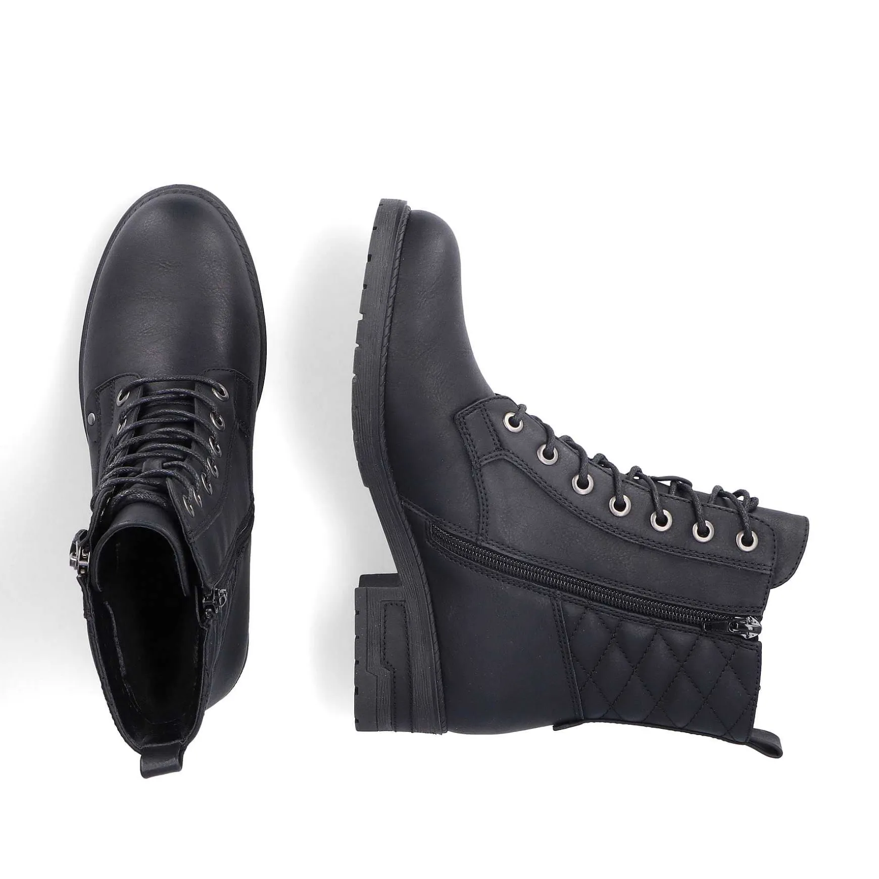 Rieker Women'S Biker Boots Night Black