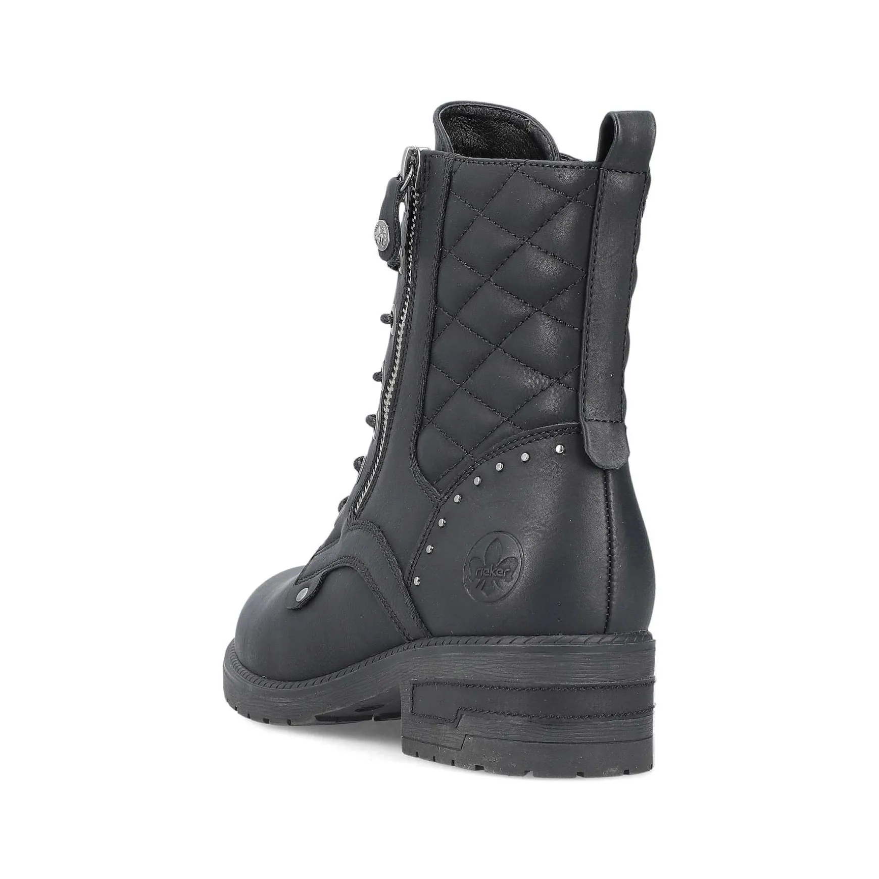 Rieker Women'S Biker Boots Night Black