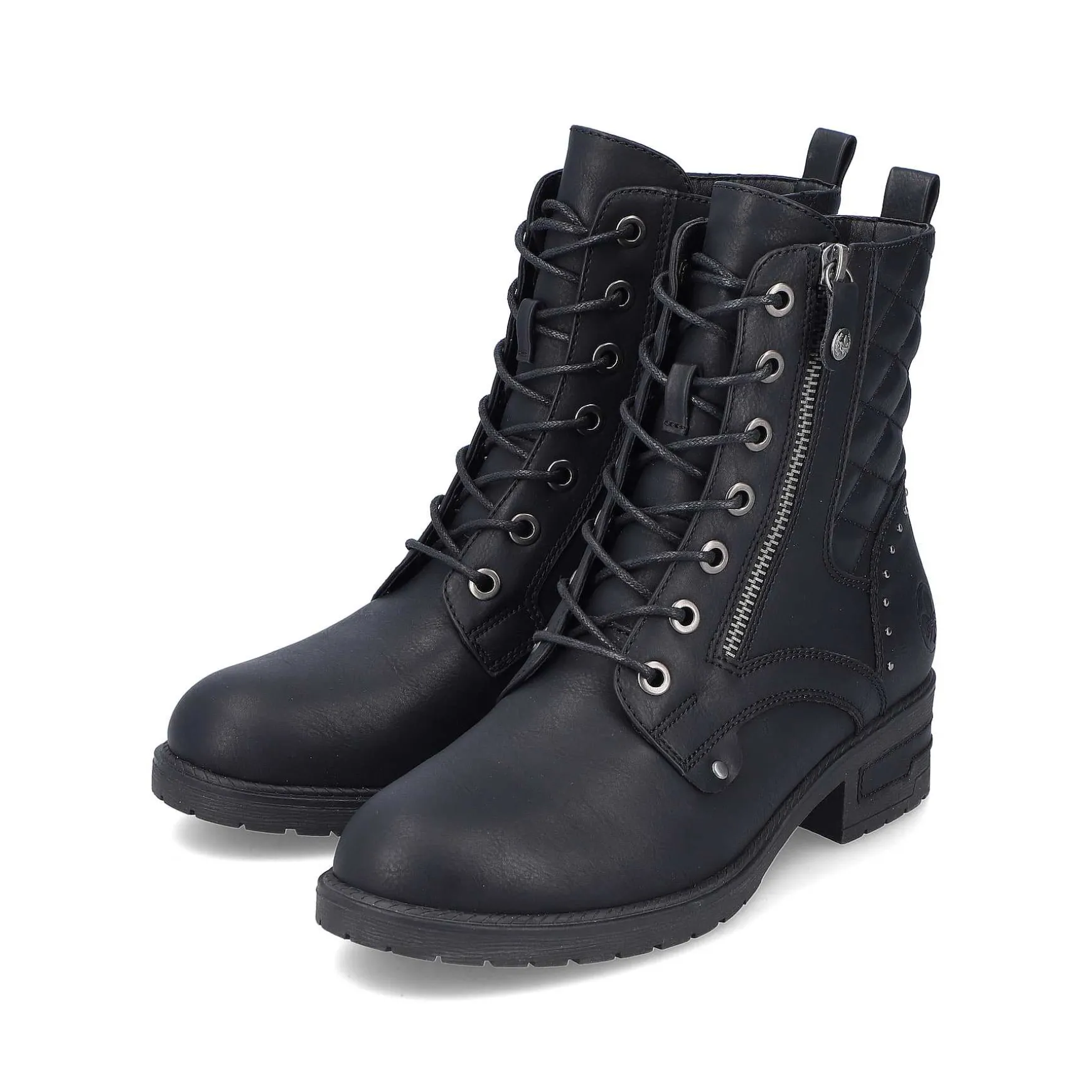 Rieker Women'S Biker Boots Night Black