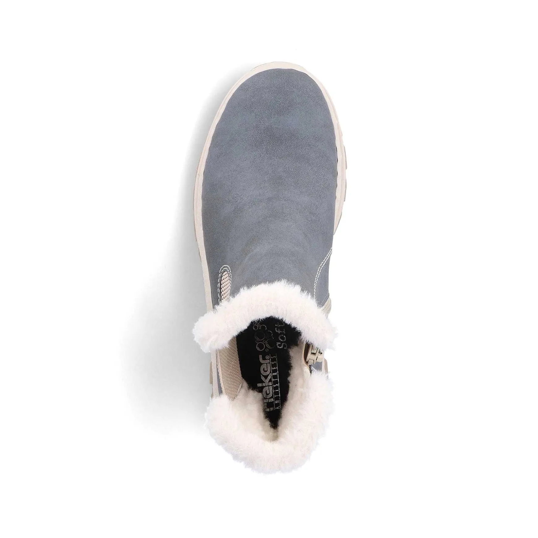 Rieker Women'S Chelsea Boots Grey-Blue-Beige