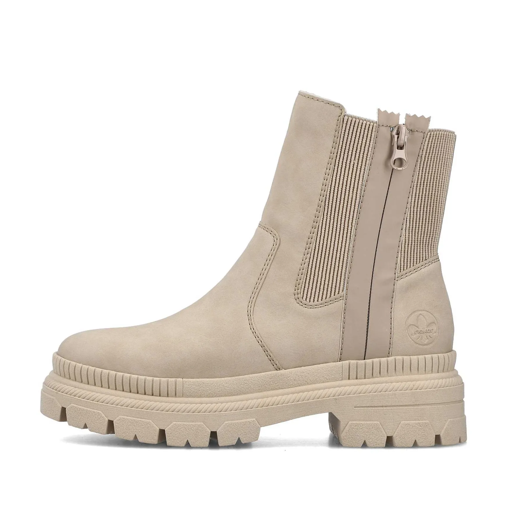 Rieker Women'S Chelsea Boots Champagne