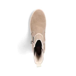 Rieker Women'S Chelsea Boots Beige Brown