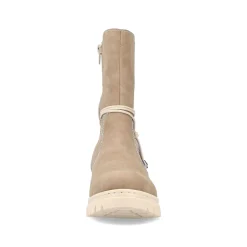 Rieker Women'S Chelsea Boots Beige Brown