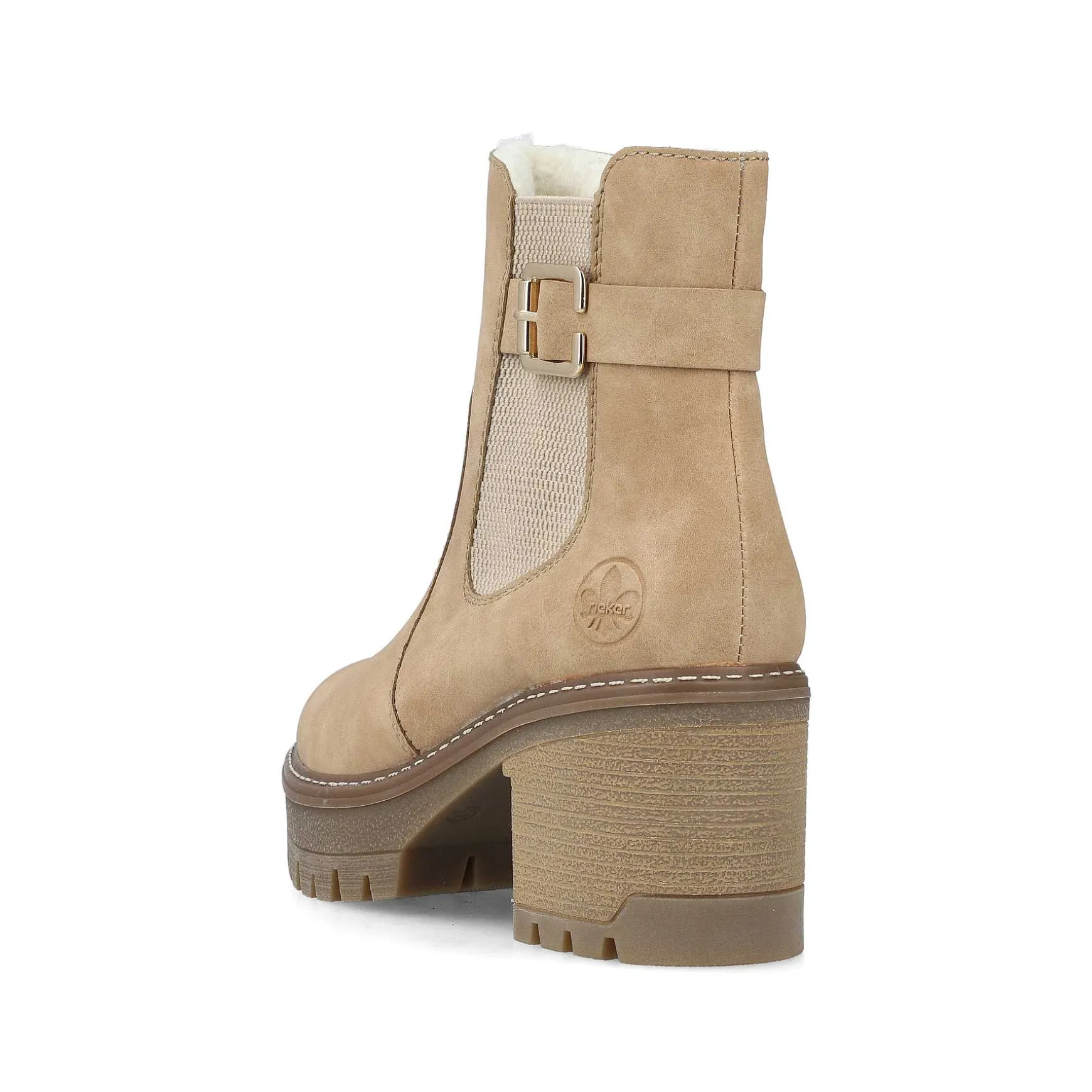 Rieker Women'S Chelsea Boots Brown Beige