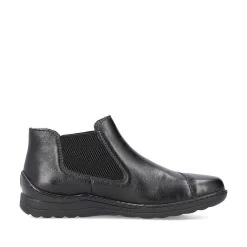 Rieker Women'S Chelsea Boots Glossy Black