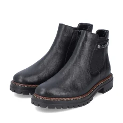 Rieker Women'S Chelsea Boots Night Black