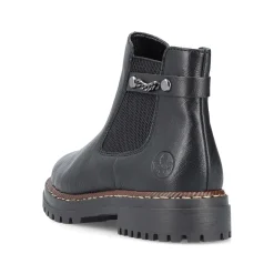 Rieker Women'S Chelsea Boots Night Black