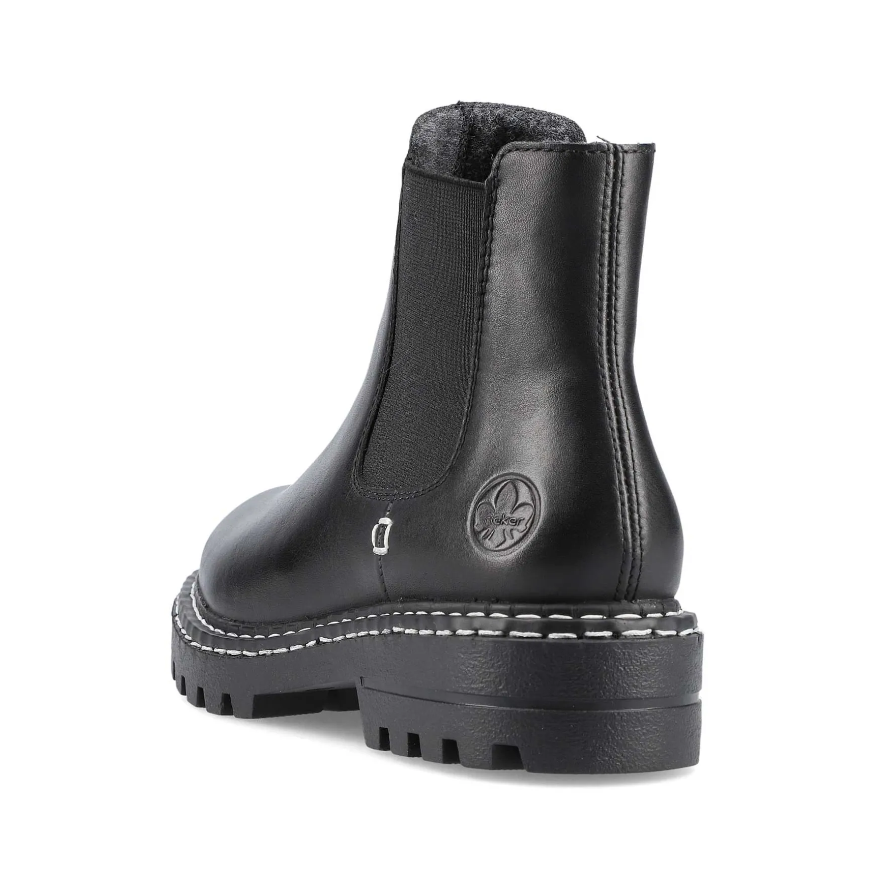 Rieker Women'S Chelsea Boots Jet Black