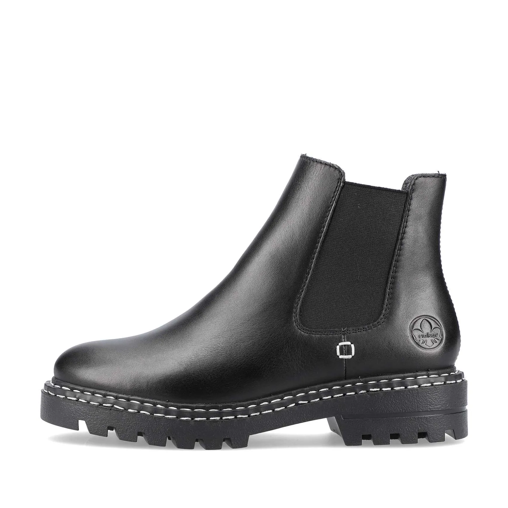 Rieker Women'S Chelsea Boots Jet Black