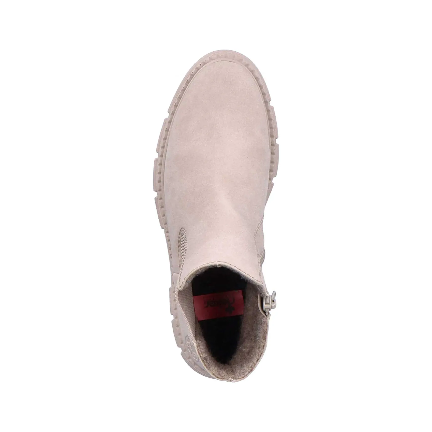 Rieker Women'S Chelsea Boots Cream Beige