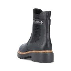 Rieker Women'S Chelsea Boots Asphalt Black