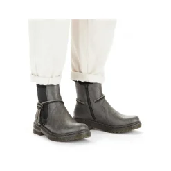 Rieker Women'S Chelsea Boots Silver Gray