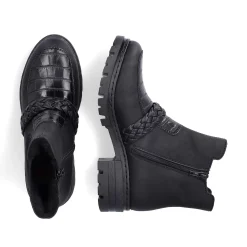 Rieker Women'S Chelsea Boots Night Black