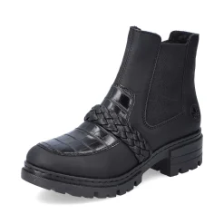 Rieker Women'S Chelsea Boots Night Black