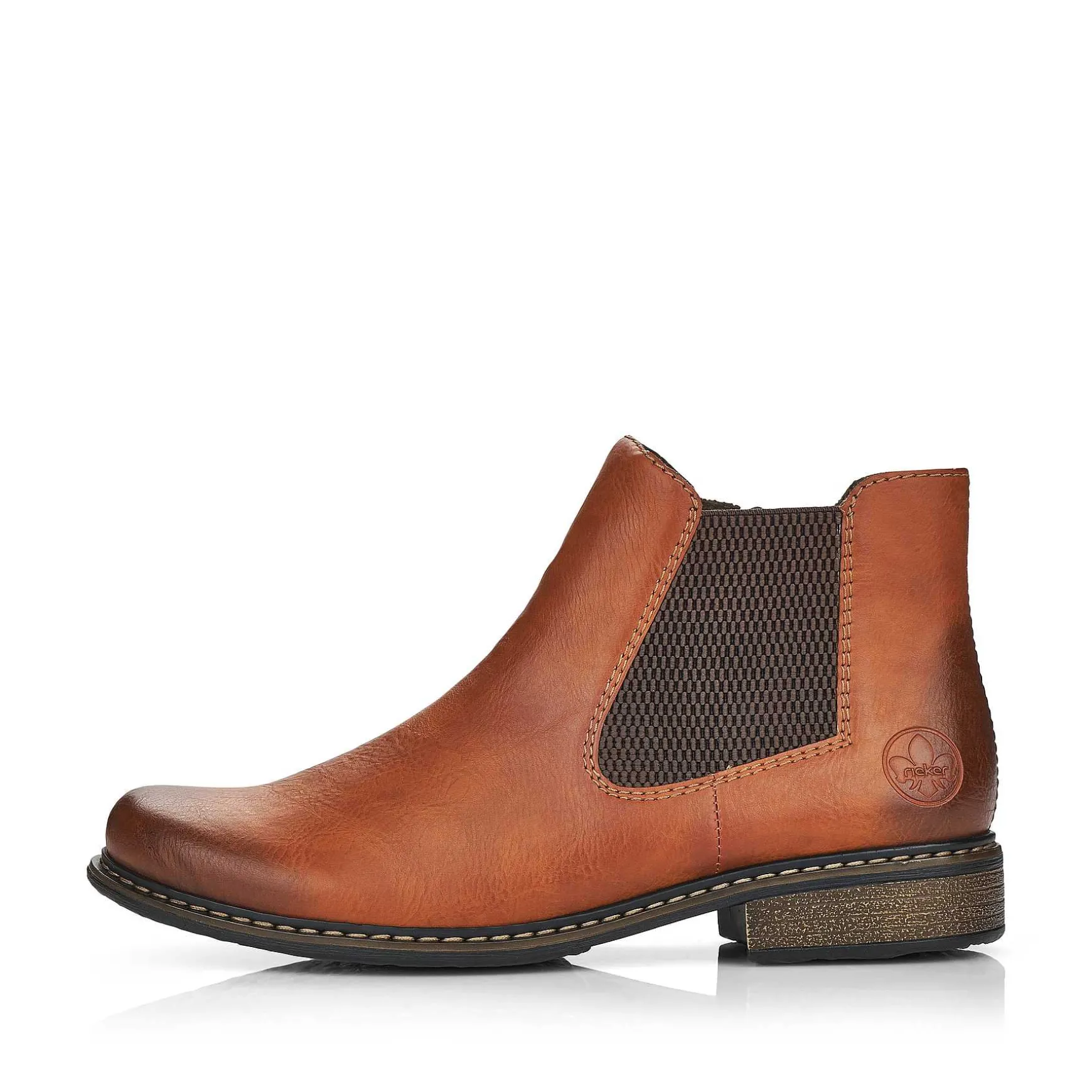 Rieker Women'S Chelsea Boots Nougat Brown