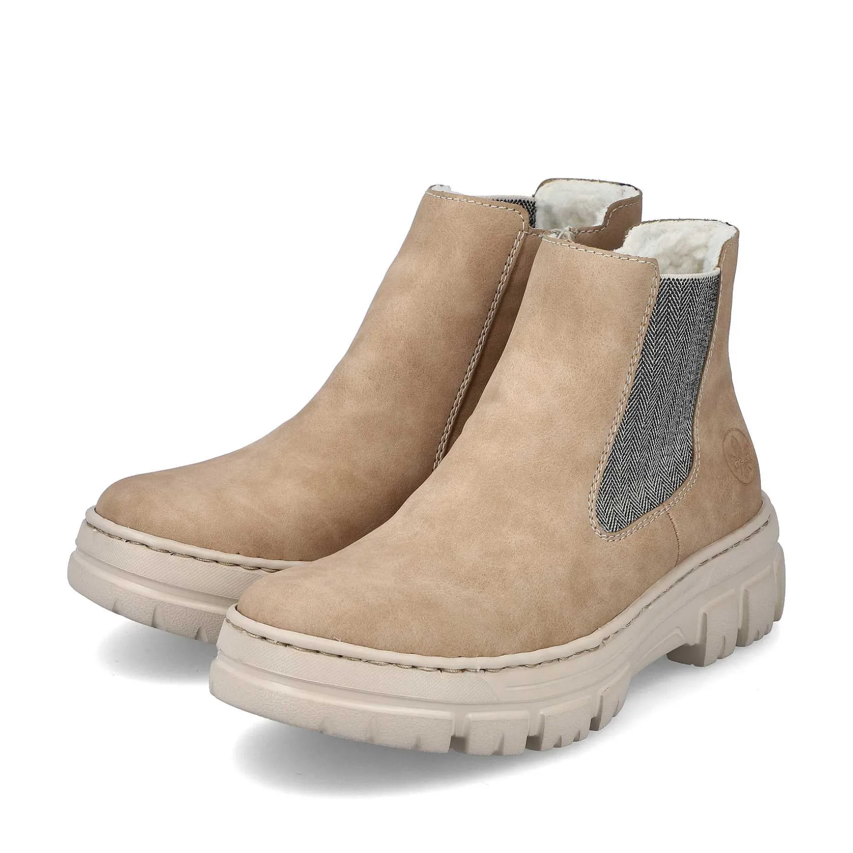 Rieker Women'S Chelsea Boots Champagne