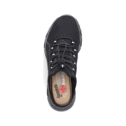 Rieker Women'S Clogs Asphalt Black