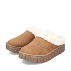 Rieker Women'S Clogs Caramel Brown