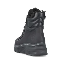 Rieker Women'S Corded Boots Asphalt Black