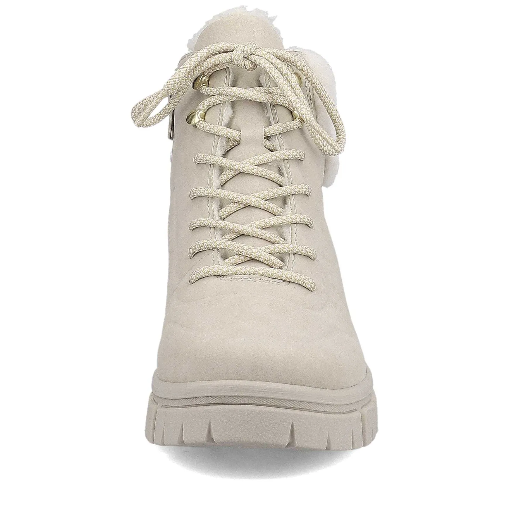 Rieker Women'S Corded Boots Light Beige