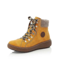 Rieker Women'S Corded Boots Sunflower Yellow