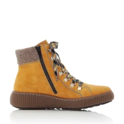 Rieker Women'S Corded Boots Sunflower Yellow