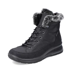 Rieker Women'S Corded Boots Night Black