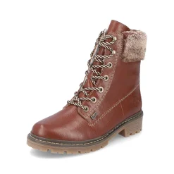 Rieker Women'S Corded Boots Fox Brown