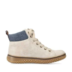 Rieker Women'S Corded Boots Light Beige
