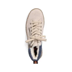 Rieker Women'S Corded Boots Light Beige