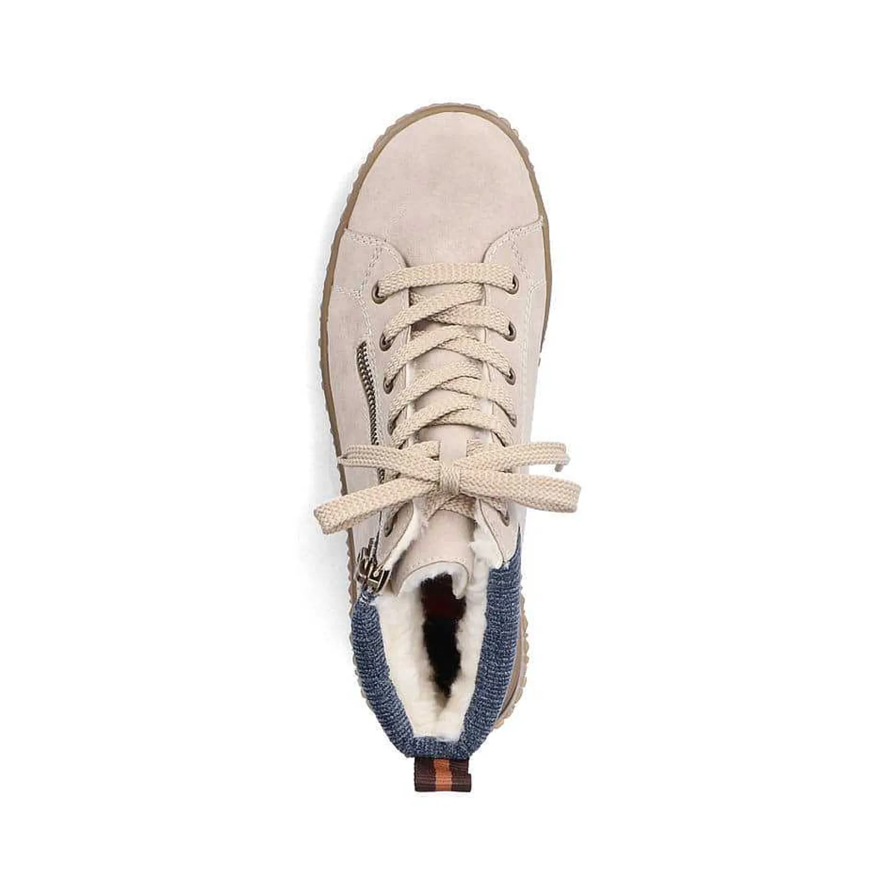 Rieker Women'S Corded Boots Light Beige