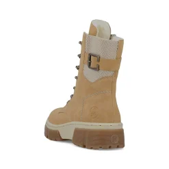 Rieker Women'S Corded Boots Camel Brown