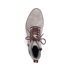 Rieker Women'S Corded Boots Silver Gray
