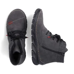 Rieker Women'S Corded Boots Anthracite