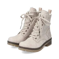 Rieker Women'S Corded Boots Light Beige
