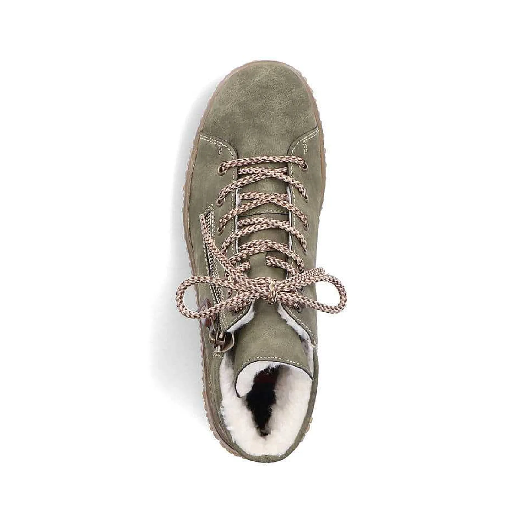 Rieker Women'S Corded Boots Leaf Green