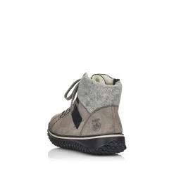 Rieker Women'S Corded Boots Platinum Gray