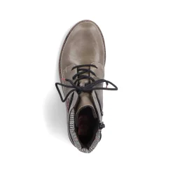 Rieker Women'S Corded Boots Gray Green