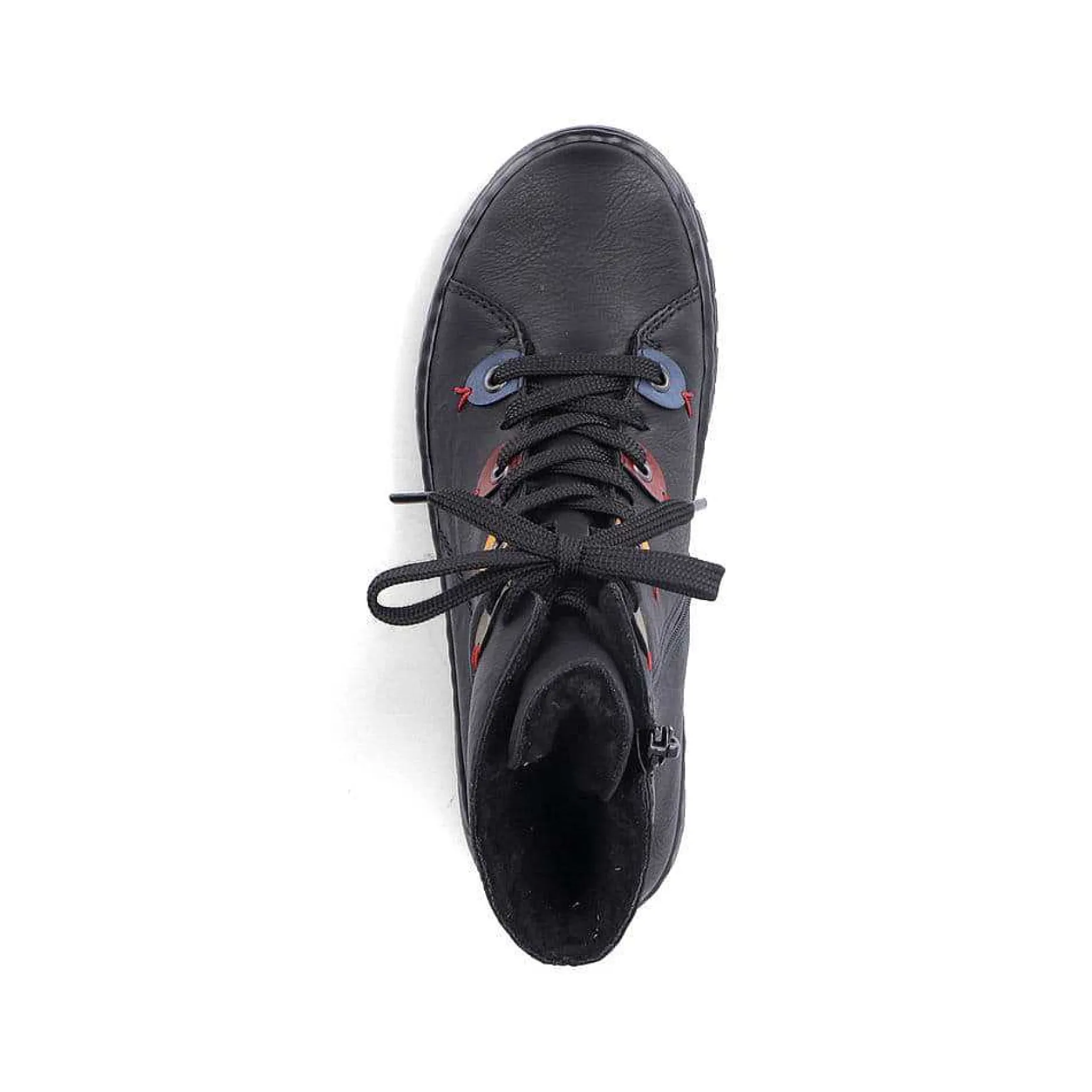 Rieker Women'S Corded Boots Deep Black