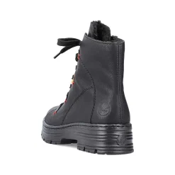 Rieker Women'S Corded Boots Deep Black