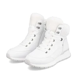 Rieker Women'S Corded Boots Crystal White