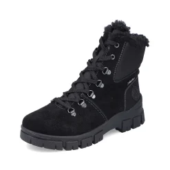 Rieker Women'S Corded Boots Night Black