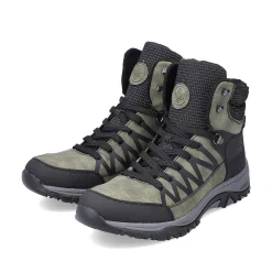 Rieker Women'S Corded Boots Khaki Green