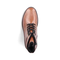 Rieker Women'S Corded Boots Copper Brown