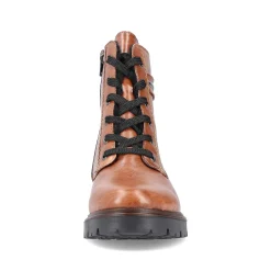 Rieker Women'S Corded Boots Copper Brown