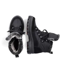Rieker Women'S Corded Boots Night Black