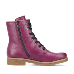 Rieker Women'S Corded Boots Eggplant