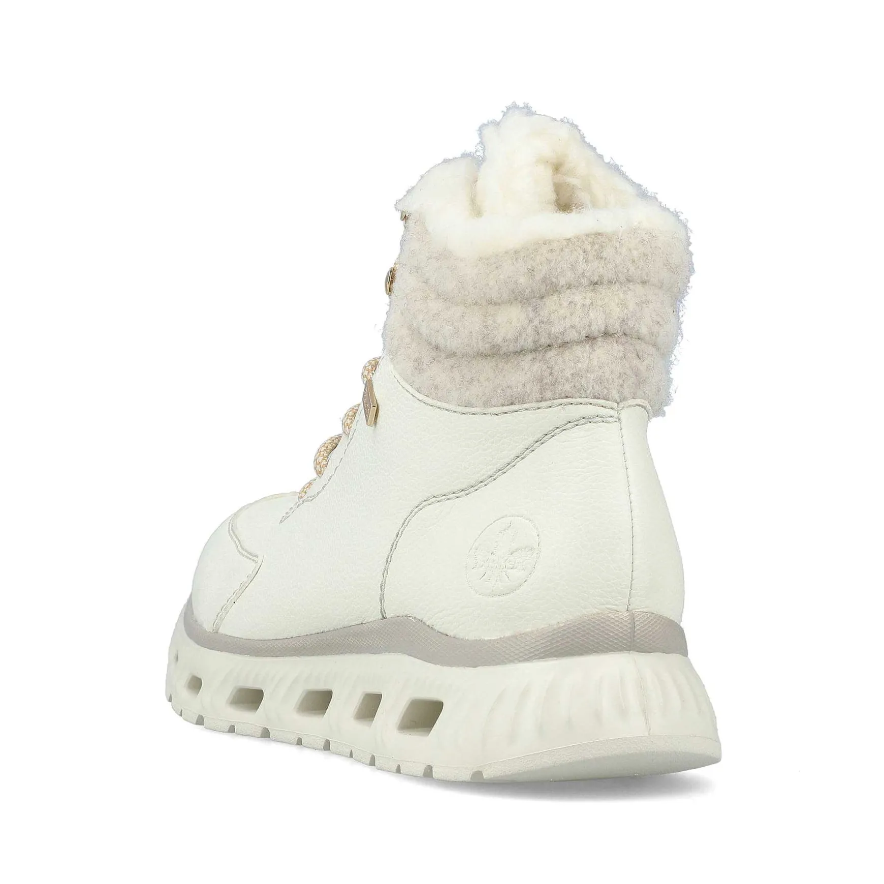 Rieker Women'S Corded Boots Schwanenweis