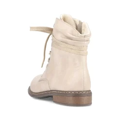 Rieker Women'S Corded Boots Vanilla Beige